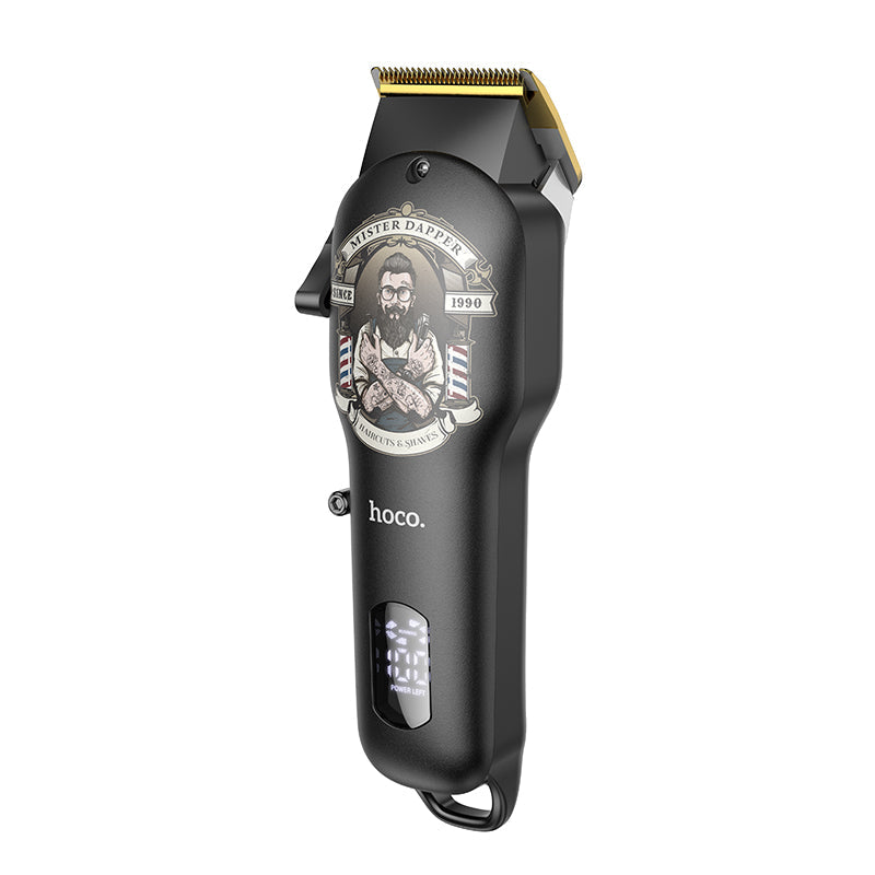 HOCO HP20 Professional Digital Hair Clipper Cordless Hair Care Rechargeable Hair Trimmer with 4 Guide Combs, LED Display, 4 Hours Hours Working Time and Steel Blade HOCO HP20 Professional Digital Hair Clipper Cordless Hair Care Rechargeable Hair Trimmer with 4 Guide Combs, LED Display, 4 Hours Hours Working Time and Steel Blade